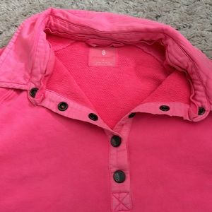 FREEPEOPLE MOVEMENT CROPPED HALF BUTTON LONG SLEEVE || size s